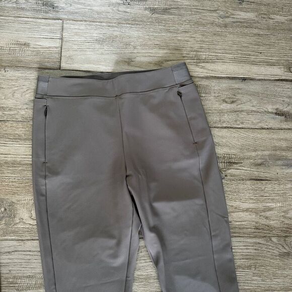 Athleta mushroom 16 Flat front Ankle Straight Leg Trousers - Picture 5 of 12